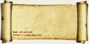 Jesenka Tošić vizit kartica